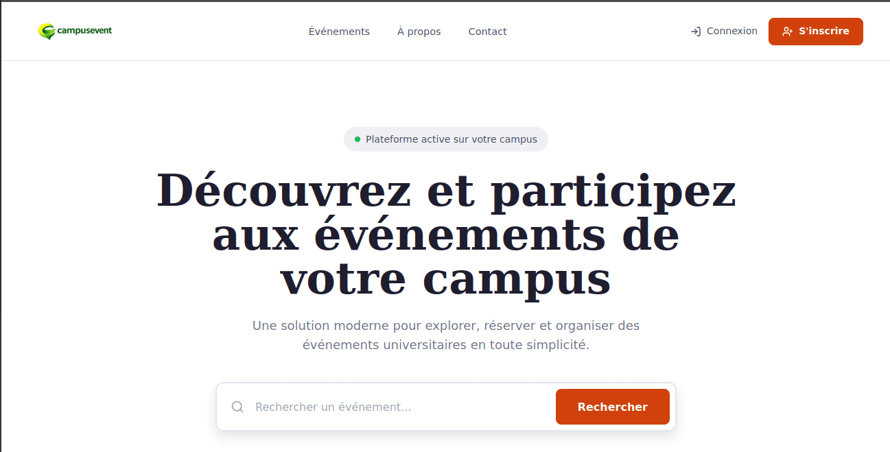 Aperçu de CampusEvent